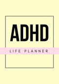 Yellow ADHD Life Planner PLR MRR