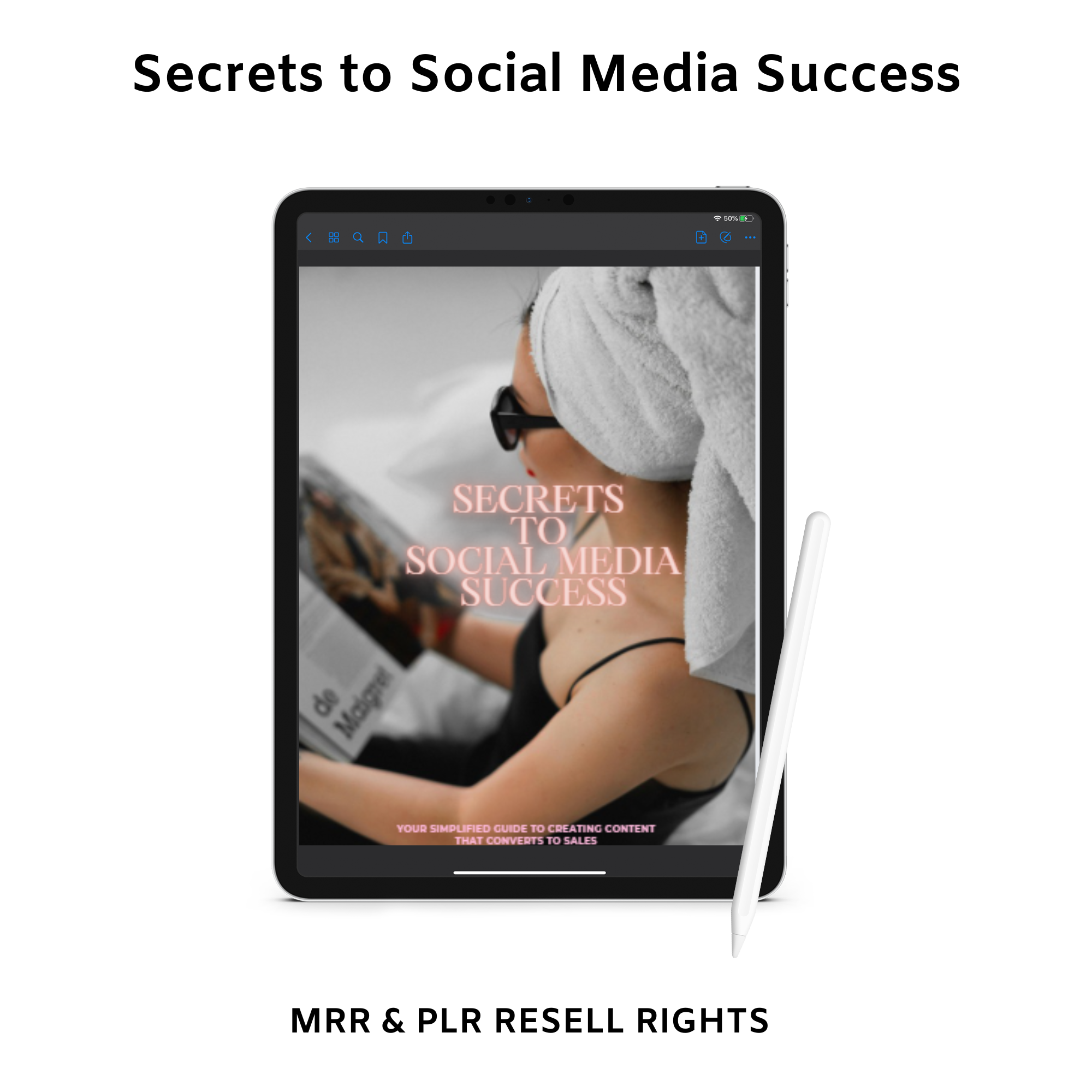Secrets To Social Media Success MRR PLR